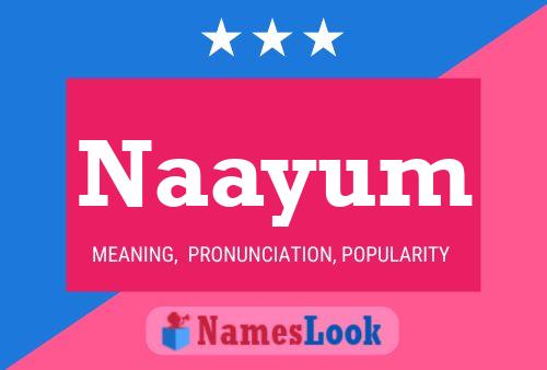 Póster del nombre Naayum