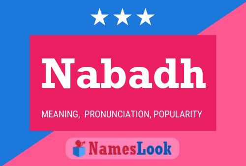 Póster del nombre Nabadh