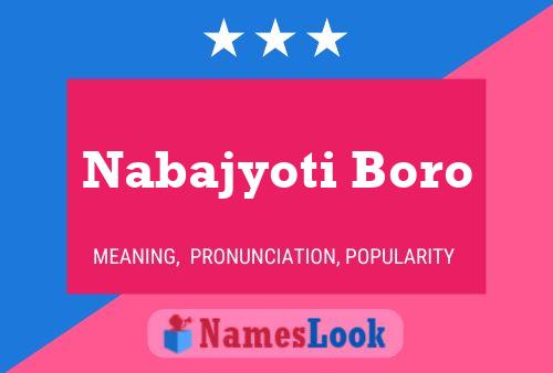 Póster del nombre Nabajyoti Boro