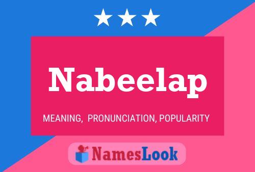 Póster del nombre Nabeelap