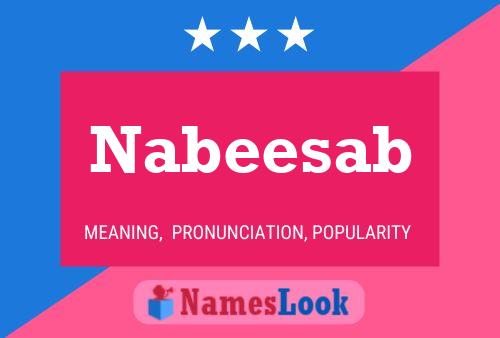 Póster del nombre Nabeesab