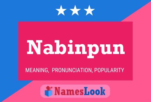 Póster del nombre Nabinpun