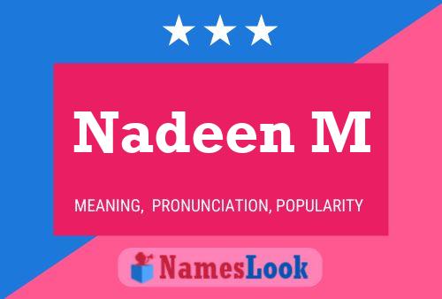 Póster del nombre Nadeen M