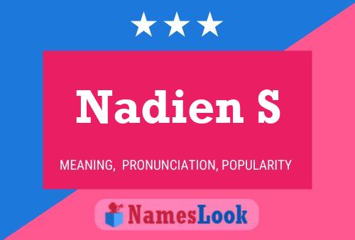 Póster del nombre Nadien S