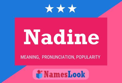 Póster del nombre Nadine