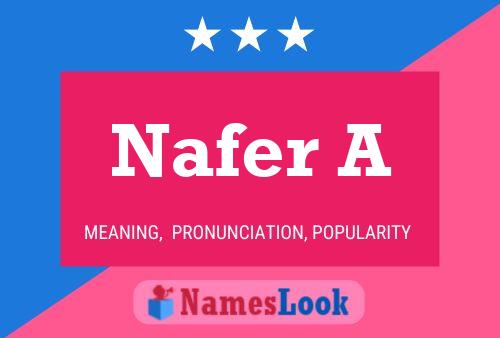 Póster del nombre Nafer A