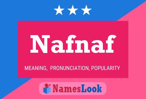 Póster del nombre Nafnaf