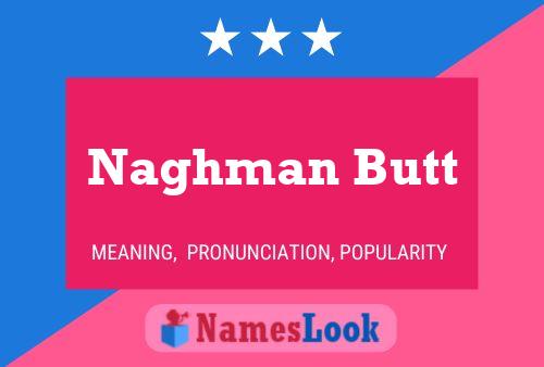 Póster del nombre Naghman Butt