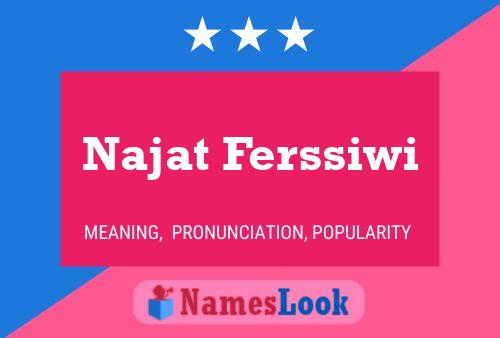 Póster del nombre Najat Ferssiwi