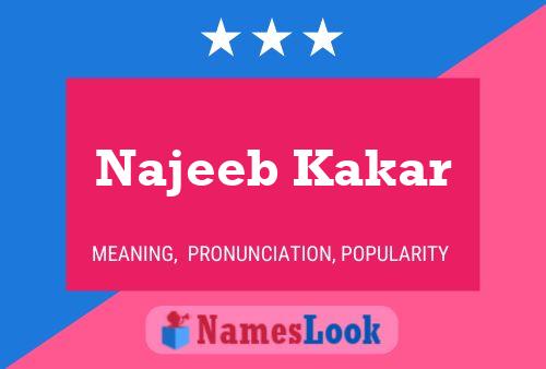 Póster del nombre Najeeb Kakar