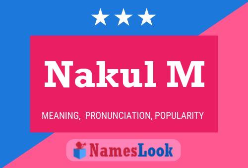 Póster del nombre Nakul M