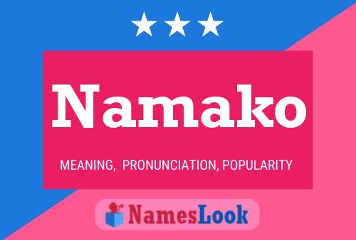 Póster del nombre Namako