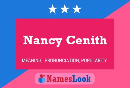 Póster del nombre Nancy Cenith