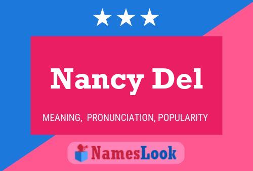 Póster del nombre Nancy Del