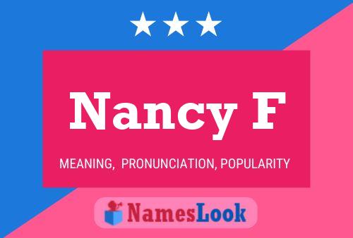 Póster del nombre Nancy F