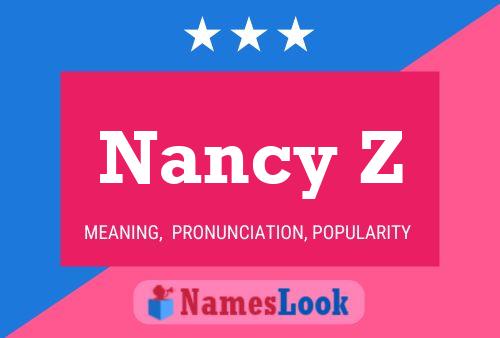 Póster del nombre Nancy Z