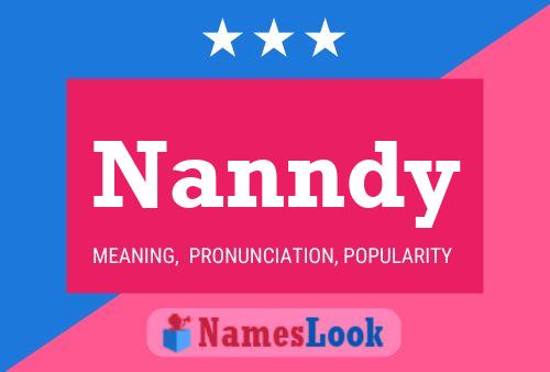 Póster del nombre Nanndy