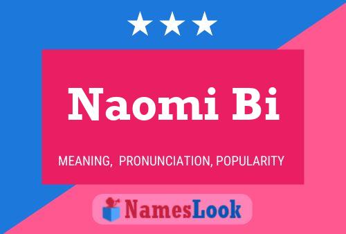 Póster del nombre Naomi Bi