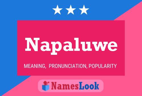 Póster del nombre Napaluwe