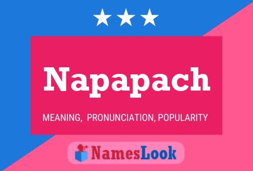 Póster del nombre Napapach