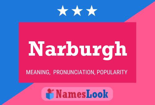 Póster del nombre Narburgh