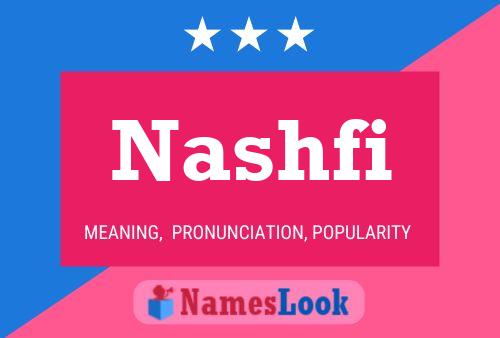 Póster del nombre Nashfi