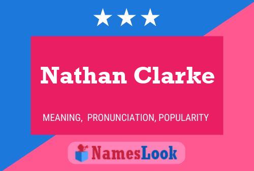 Póster del nombre Nathan Clarke