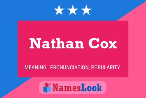 Póster del nombre Nathan Cox