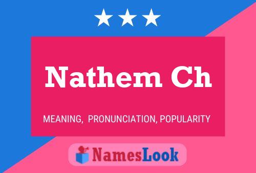 Póster del nombre Nathem Ch