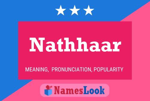 Póster del nombre Nathhaar