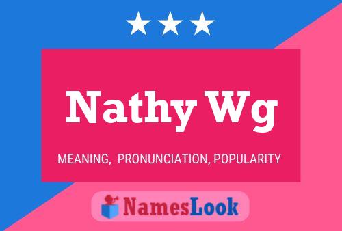 Póster del nombre Nathy Wg