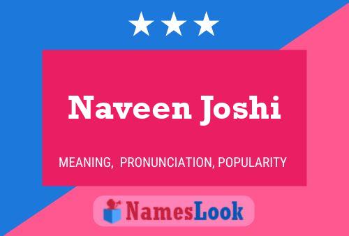 Póster del nombre Naveen Joshi