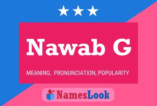 Póster del nombre Nawab G