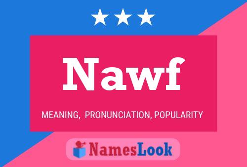 Póster del nombre Nawf