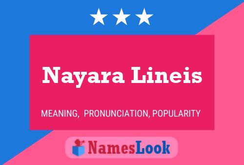 Póster del nombre Nayara Lineis