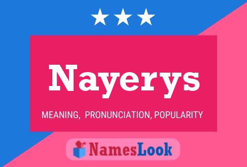 Póster del nombre Nayerys