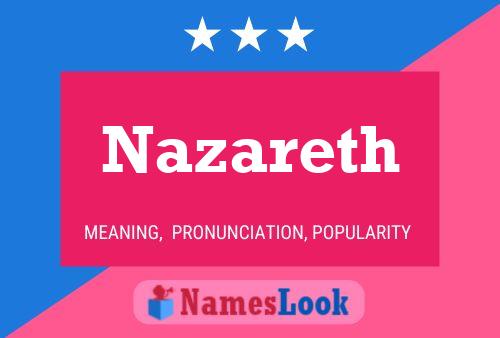 Póster del nombre Nazareth