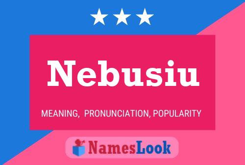 Póster del nombre Nebusiu