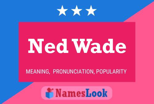 Póster del nombre Ned Wade