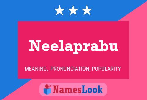 Póster del nombre Neelaprabu