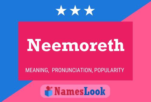 Póster del nombre Neemoreth