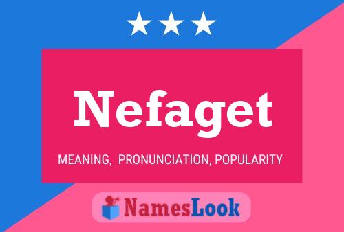 Póster del nombre Nefaget