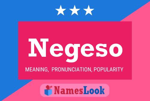 Póster del nombre Negeso