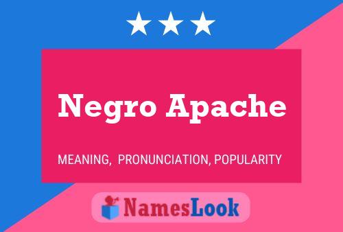 Póster del nombre Negro Apache