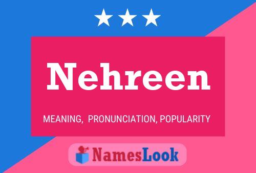 Póster del nombre Nehreen