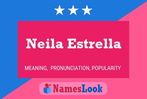 Póster del nombre Neila Estrella