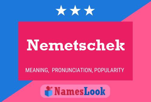 Póster del nombre Nemetschek