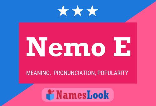 Póster del nombre Nemo E