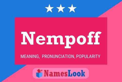 Póster del nombre Nempoff