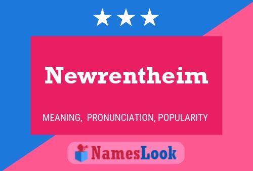 Póster del nombre Newrentheim